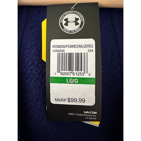 Under Armour Women’s Fleece Full-Zip Jacket - Size Large-NWT! - Picture 5 of 5